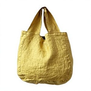 Women's Vertical Open Durable Water-Resistant Faux Leather <b>Tote</b> Bag Zipper Closure <b>Canvas</b> Lining Reversible Design Custom Cotton - Product Image 6
