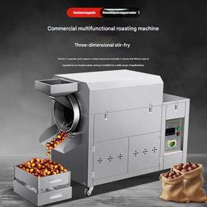 Machine automatique de torréfaction et d'assaisonnement des noix à usage commercial pour la fabrication de noix grillées aromatisées au caramel salé et confites - Product Image 2