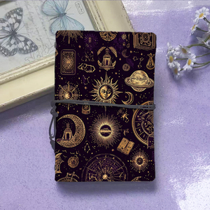 A6 Cuaderno hecho a mano Cálido regalo de Halloween para vecinos Adecuado para la planificación de fiestas y notas divertidas con Sun Moon Planet Star C - Product Image 2