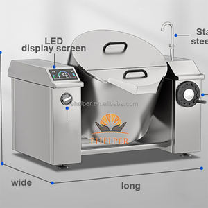 เตาผัดอัตโนมัติแบบเหนี่ยวนำพร้อมระบบปรับเอียง | ระบบทำความร้อนด้วยแม่เหล็กไฟฟ้าแบบเร็ว พร้อมตัวตั้งเวลาและควบคุมอุณหภูมิแบบดิจิทัล สำหรับร้าน<span class=keywords><strong>อาหาร</strong></span>และครัวกลาง - Product Image 3