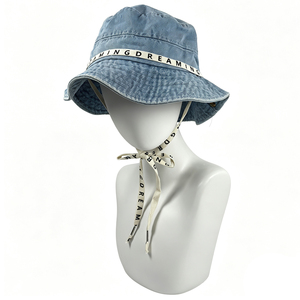 Sombreros de Pescador OEM/ODM con Logotipo Personalizado, Gorras de Algodón de Ala Ancha, Venta al Por Mayor, Reversibles, con Cordón - Product Image 1