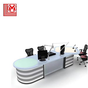 Escritorio <span class=keywords><strong>de</strong></span> transmisión <span class=keywords><strong>en</strong></span> <span class=keywords><strong>vivo</strong></span> para radio y TV, estación <span class=keywords><strong>de</strong></span> estudio profesional para entrevistas <span class=keywords><strong>de</strong></span> <span class=keywords><strong>noticias</strong></span> y escritorios <span class=keywords><strong>de</strong></span> presentadores, a la venta - Product Image 5