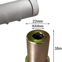 Kit de pistolet de sablage pneumatique Born Machinery E 1, buse en carbure de bore de 8 mm, construction en alliage d'aluminium, durable, haute efficacité
