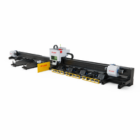 Máquina de Corte Láser CNC de 4 Ejes con 3 Mandriles, Automática, con Clasificación IPG, Serie DPE-L, Carga Automática de Chatarra Metálica