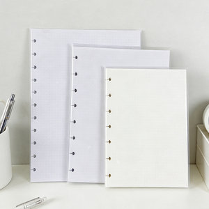 Ricariche per Quaderno Personalizzabili <span class=keywords><strong>A4</strong></span> <span class=keywords><strong>a</strong></span> Punti/Righe/Blanco/Griglia, 11 Dischi, Ricariche di Carta per Rilegatura <span class=keywords><strong>a</strong></span> Disco - Product Image 2