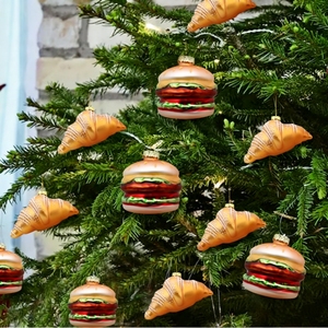 Ornamenti Natalizi in Vetro a Forma Personalizzata, Decorazioni per Torte e Pizza, Adesivi Elettroplaccati, Palline di <span class=keywords><strong>Natale</strong></span> Personalizzate per Regali - Product Image 3