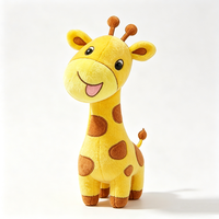 Porte-clés en peluche girafe, adorable pendentif girafe en peluche, porte-clés en tissu de coton doux, petit animal en peluche, OEM ODM