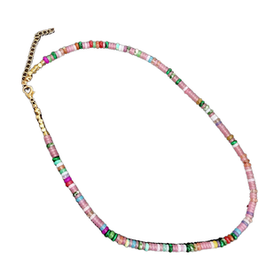 قلادة نسائية صيفية عصرية مطرزة بالخرز من الفريسبي قلادة فاخرة خفيفة طبيعية مناسبة للدوبامين - Product Image 6