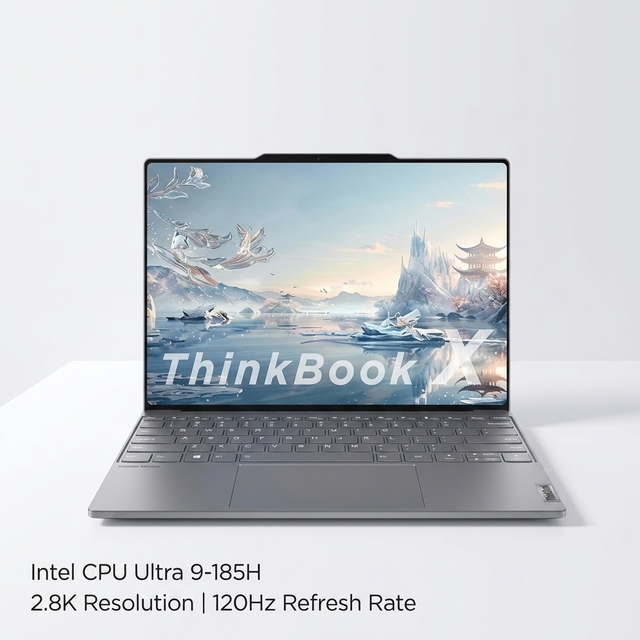 [Refurbished] Intel for ThinkBook X2024 AI Ultra-Slim All-Round Laptop with 120Hz 2.8K Display for Office and Business Use