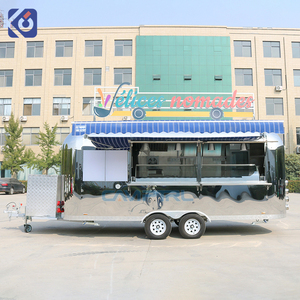 CAMPTRL Remolque de comida personalizado Camión barbacoa de comida rápida con cocina completa Calle Pizza Restaurante Comida <span class=keywords><strong>Caravana</strong></span> - Product Image 2