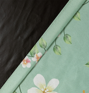 Nuevos diseños de material de cortina de ventana opaca completa de poliéster con patrón floral elegante, rollo de tela de cortinas impresas verdes - Product Image 5