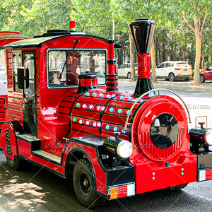 Factory Price Red 29-seat Trackless <b>Train</b> For Amusement Park Playground Family Fun Large Capacity Ride For All Ages For Sale - Product Image 6