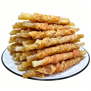 Alimento para Perros al por Mayor: Palitos de Piel de Pollo Envueltos en Hueso, Sin Granos, Naturales, Sin Aditivos, de Larga Duración, Snacks y Golosinas para Mascotas - Product Image 3