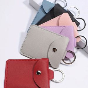 Porte-monnaie mini personnalisé en gros, sac de rangement en cuir pas cher avec logo personnalisé, cadeaux originaux - Product Image 4