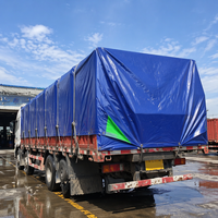 Bâche en PE imperméable pour camion, bâche en HDPE robuste avec œillets pour le toit d'un remorque ou d'un conteneur