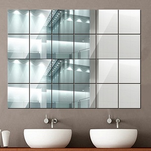 Antique Rustic Hexagon Bevel <b>Mirror</b> Glass Wall Mounted Diamond Spell <b>Tile</b> for Bathroom Decoration for Hotels - Product Image 5