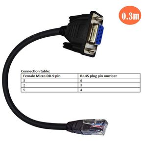 Rj45 To Rs232 Db9 Console Cable For Router <b>Switch</b> Debugging <b>Adapter</b> - Product Image 4