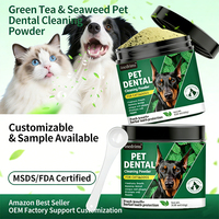 Poudre Probiotique Dentaire OEM ODM pour Chiens, Éliminateur de Mauvaise Haleine et Poudre Nettoyante Dentaire Réduit la Plaque pour Chiens et Chats