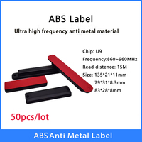 Etiqueta de Paleta RFID UHF Resistente, IP68 Impermeable, Pasiva, 860-960MHz, Etiqueta Rígida de ABS para Logística de Almacén y Seguimiento de Activos