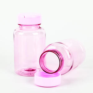 Hot sale 175CC Blue transparent PET medicine <b>bottle</b> packaging custom options 200ml FDA food grade plastic <b>bottle</b> for supplement - Product Image 2