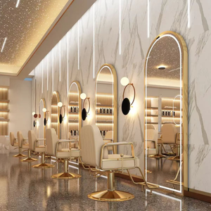 Espejos Decorativos de Lujo para Barbería, Espejo de Salón de Belleza con Luces LED para Pared - Product Image 6
