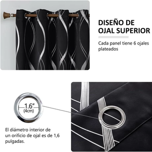 Rideaux occultants complets en feuille d'or et d'argent de haute qualité 180gsm pour une utilisation textile à la maison pour l'Amérique du <span class=keywords><strong>Nord</strong></span> et le Mexique - Product Image 3