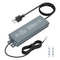 Controlador LED con Carcasa de Aluminio Impermeable IP67, 12V 60W, Admite Enchufes Personalizados y Grabado Láser, Iluminación Exterior