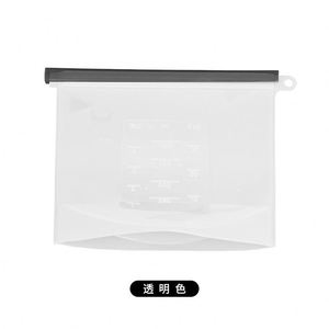 Sacs de conservation alimentaire réutilisables en silicone avec fermeture éclair pour fruits et légumes, usage domestique, préservent la fraîcheur, plusieurs tailles (500ml-4000ml) - Product Image 6