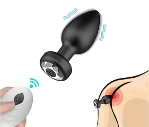 Lesi Draadloze Afstandsbediening Siliconen Butt Plug Anale Plug Vibrators Voor Mannen Prostaat Massager Masturbatie Vibrator Volwassen Seksproducten