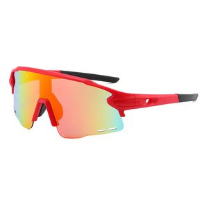Cycling Glasses <b>White</b> <b>Frame</b> Pc Lens Uv400 Anti Slip Outdoor Sports Sun Protection For Men And Women - Product Image 2