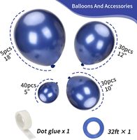 2025 nouveau or argent métallique ballons mariage bébé douche fête d'anniversaire guirlande arc Kit Chrome LaTeX ballon ensemble 105 pièces/sac