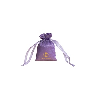 <b>Mini</b> Satin <b>Bags</b> Luxury Drawstring <b>Bag</b> Wholesale Jewelry Storage <b>Gift</b> Pouches Silk Pouch Custom Logo - Product Image 1