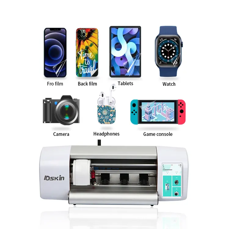 DAQIN mobile phone accessories business idea about mobile skin/case/screen protectors making machine