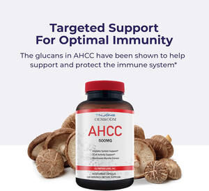 El mejor precio, suplemento en polvo de Ahcc, cápsulas de extracto de hongo Shiitake, extracto de hongo <span class=keywords><strong>Kinoko</strong></span> Platinum Ahcc, cápsulas de Ahcc de 500mg - Product Image 4
