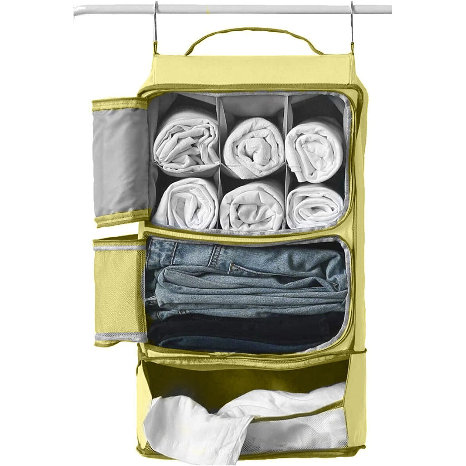 travel bag hanging shelves