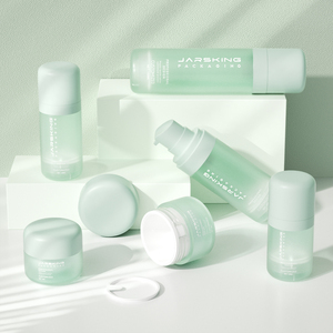 Bé Màu Xanh Tùy Chỉnh 50 100 150Ml Bơm Lại Không Có Không Khí Bơm Chai PP Nhựa Lotion Không Có Không Khí Mỹ Phẩm Bơm Jar - Product Image 3