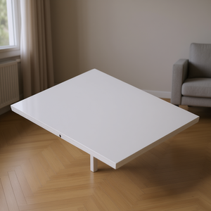 Modern Connector <b>Cabinet</b> 80x100x2.5 Cm Glossy <b>White</b> Living Room <b>Storage</b> Unit - Product Image 2