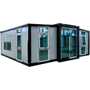 Casa Container Espandibile Prefabbricata con Modulo Remoto, Pieghevole, Piccola, con 2, 3 o 4 Camere da Letto, 20 piedi, Abitabile - Product Image 1