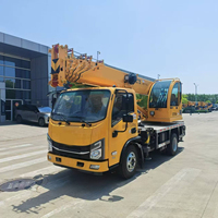Nouvelle grue mobile hydraulique sur camion de 5 tonnes XCT5L6 avec structure de stabilisateurs horizontaux de type H, vente chaude en Chine