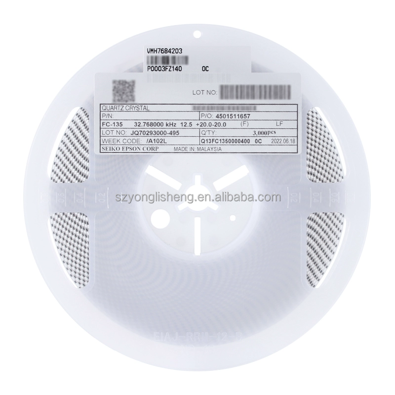 3215 Кварцевые генераторы 32,768 кГц 20ppm 12.5PF FC-135
