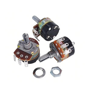 Régulateur de vitesse à résistance réglable WH138-1, 5 pièces, avec interrupteur, potentiomètre WH138-1 B5K B10K B20K B50K B100K B250K B500K B1M - Product Image 1
