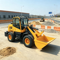 Hochwertiger Kleiner Radlader Euro 5 EPA CE Bau- und Baustellenlader Hydraulischer Diesel 4WD Teleskop-Frontlader