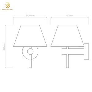โคมไฟติดผนังข้างเตียงโรงแรม LED สไตล์โมเดิร์น มินิมอล สร้างสรรค์ ปี 2026  ปรับแต่งผ้าได้ ใช้ตกแต่งทางเดิน - Product Image 4