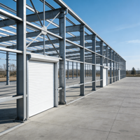 Entrepôt métallique préfabriqué PEB anti-corrosion, usine de transformation industrielle, entrepôt à structure en acier PEB préfabriqué