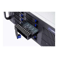 Serveur 4U 10bays Fabricants Châssis de serveur en rack Sgcc Acier 1.0mm Fond de panier SAS/SATA avec interface en option