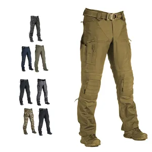 SIVI Nylon Milti-pocket Work Male Camo Waterproof Camouflage Tactical Cargo Pants Trousers For Men