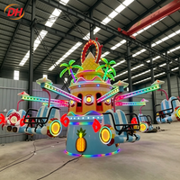 Manège d'attraction pour parc à thème, fête sur la plage, manège rebondissant, manège avion à commande autonome, manège LED pour marché nocturne, manège familial pour parc d'attractions