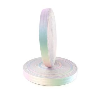 Custom Printed Imitation Nylon Heat Transfer Seatbelt Pastel Print Spandex Polyester <b>Webbing</b> Strap with Logo - Product Image 2