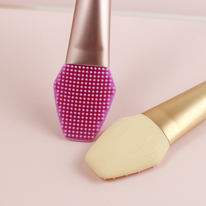 Brosse nettoyante visage en silicone pour un nettoyage en profondeur, exfoliant manuel en silicone pour masque facial, outils de nettoyage et de démaquillage - Product Image 4