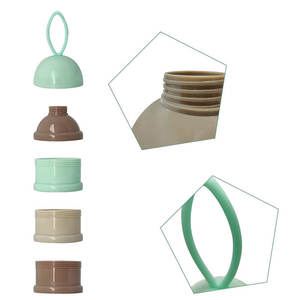 Gg282 copo de comida tigela, suprimentos para pássaro, papagaio, alimentador de alimentos com tampa colorida - Product Image 4